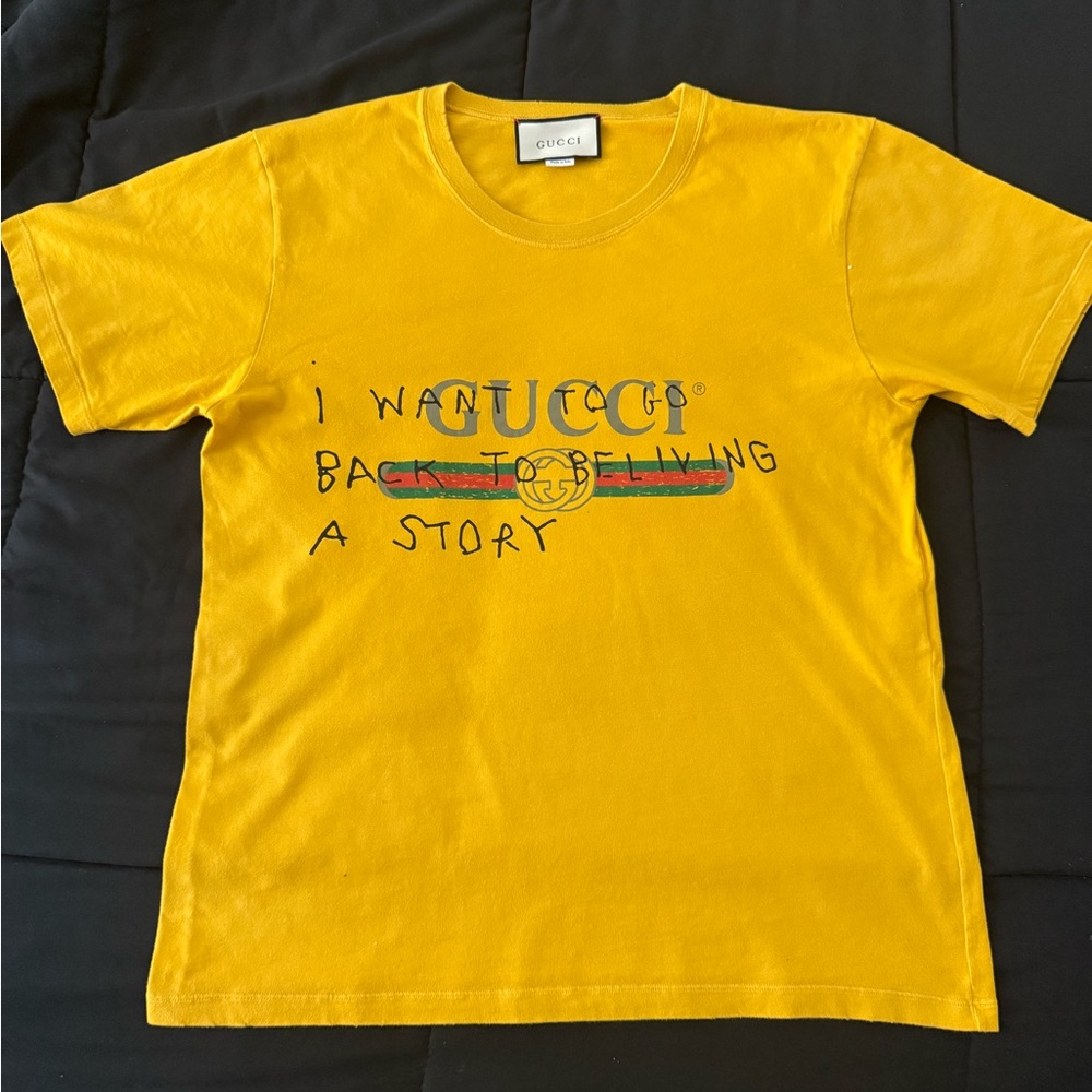 Gucci Coco Capitán Mustard Tee